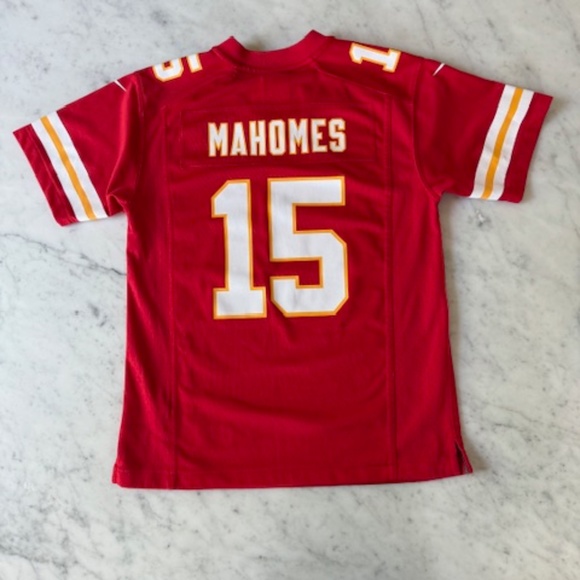 Youth Kansas City Chiefs Patrick Mahomes Nike Red Game Jersey - Picture 4 of 4